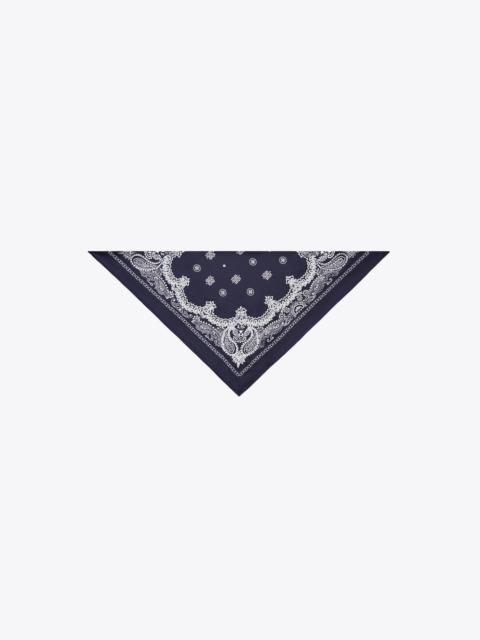 TORY BURCH Beaded Bandana Triangle Scarf