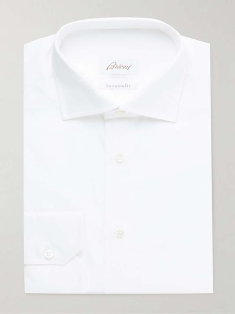 Slim-Fit Cutaway-Collar Cotton Oxford Shirt