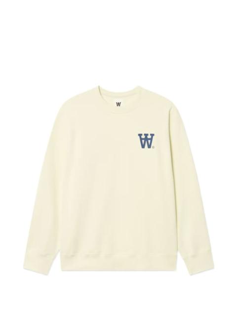 Wood Wood Noel logo crew neck sweater