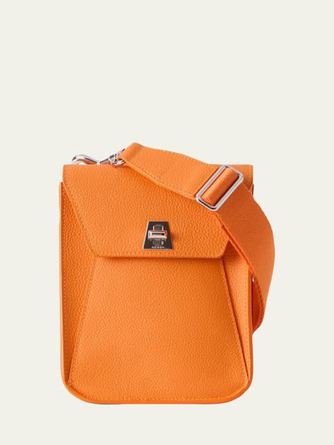 AKRIS Anouk Mini Leather Messenger Bag