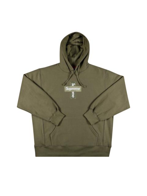 Supreme Supreme Cross Box Logo Hooded Sweatshirt 