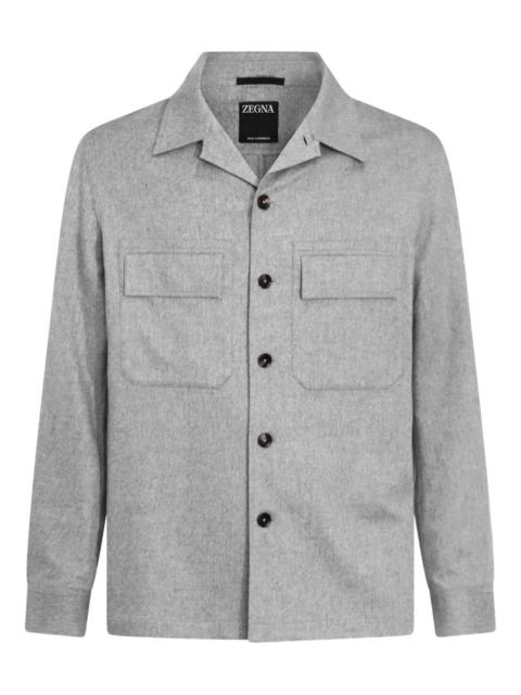 ZEGNA double-pocket cashmere jacket
