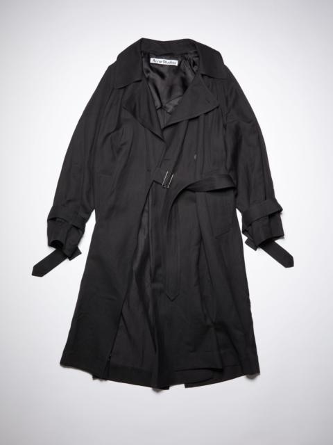 Acne Studios Lined trench coat - Black