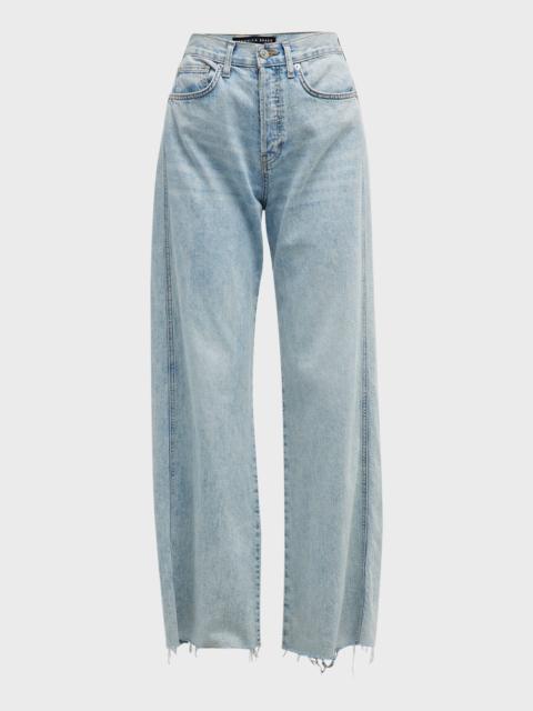 VERONICA BEARD Taylor High-Rise Wide-Leg Jeans