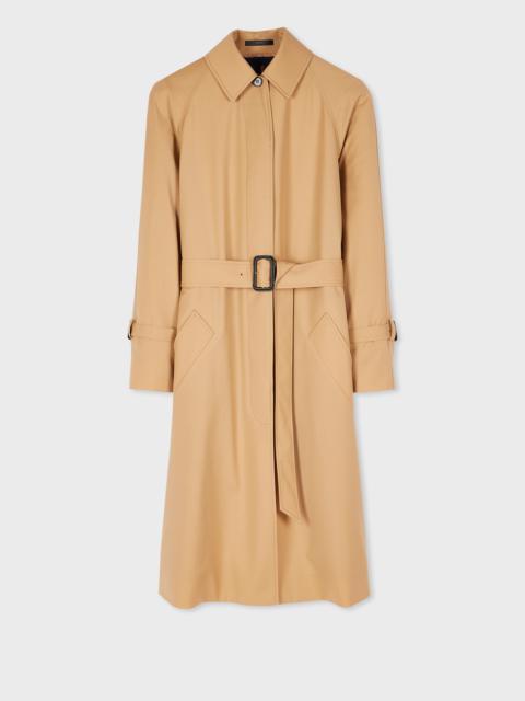 Paul Smith Women's Camel 'Storm System' Wool Belted Mac