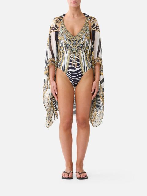 CAMILLA SILK CHIFFON SHRUG ZIG ZAG ZOO