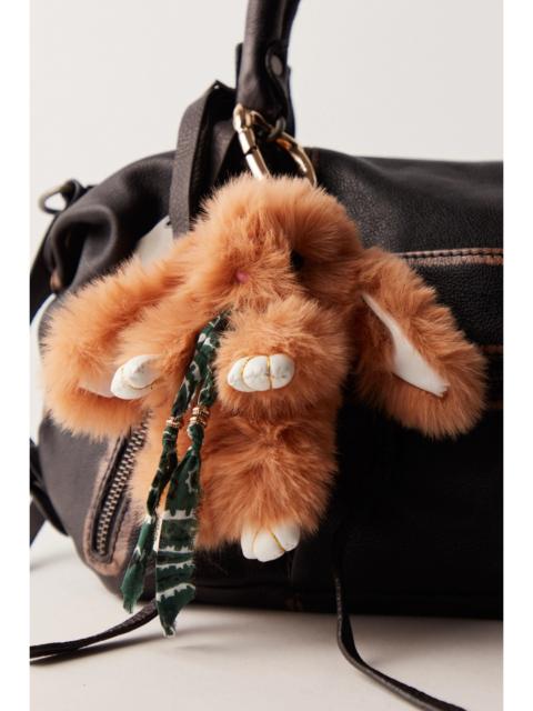 FREE PEOPLE Fluffy Rabbit Bag Charm