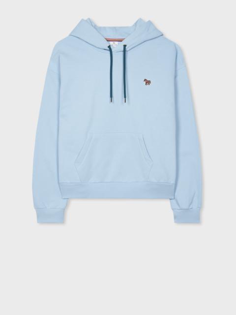 Women's Dusky Blue Zebra Logo Hoodie