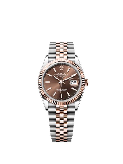 ROLEX Oyster, 36 mm, Oystersteel and Everose gold