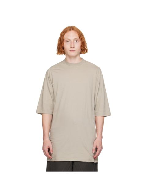 Tシャツ・カットソー DRKSHDW DUST-COLOURED T-SHIRT IN COTTON Rick Owens DRKSHDW Dust-coloured T-shirt in cotton | REVERSIBLE