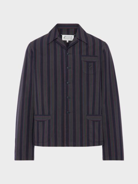 Maison Margiela Cotton striped shirt