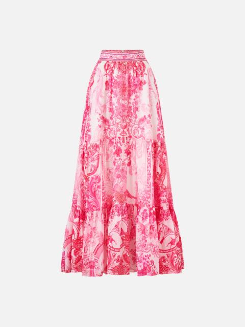CAMILLA HIGH WAISTED TIERED SKIRT