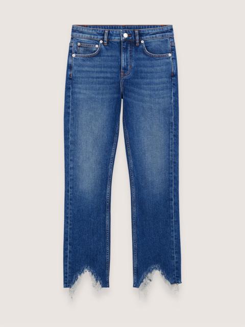 maje Slim-fit jeans, ripped at the bottom
