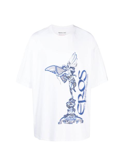Eros-print cotton T-shirt