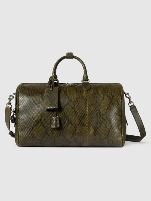 GUCCI Maxi python duffle bag