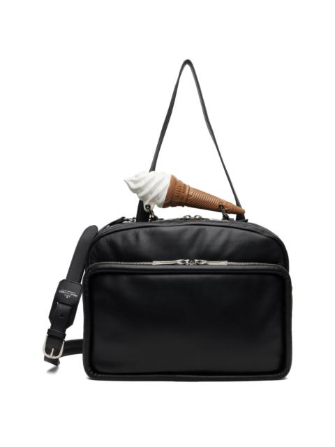 Maison MIHARAYASUHIRO Black Soft Serve Handle Bag