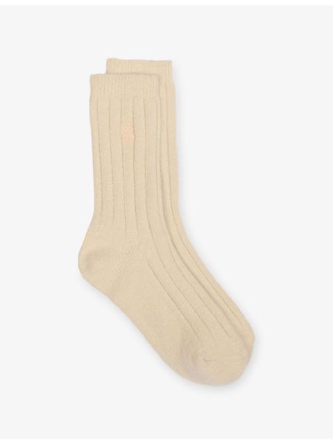 Sweaty Betty Cosy Ribbed Stretch-Knit Socks