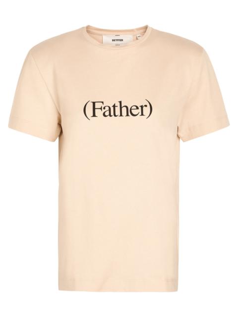 BETTTER Bettter Father Printed Cotton T-shirt