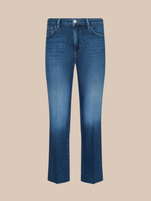 L'AGENCE Wanda Cropped Wide-Leg Jean