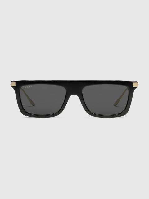 GUCCI Rectangular frame sunglasses