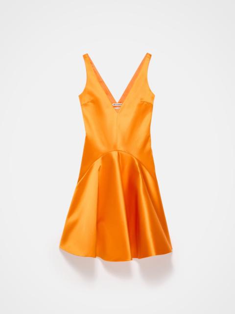 JW Anderson WOMENS DRAPED SKIRT DRESS IN SATSUMA