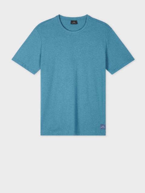 Paul Smith Blue Marl Cotton-Linen T-Shirt