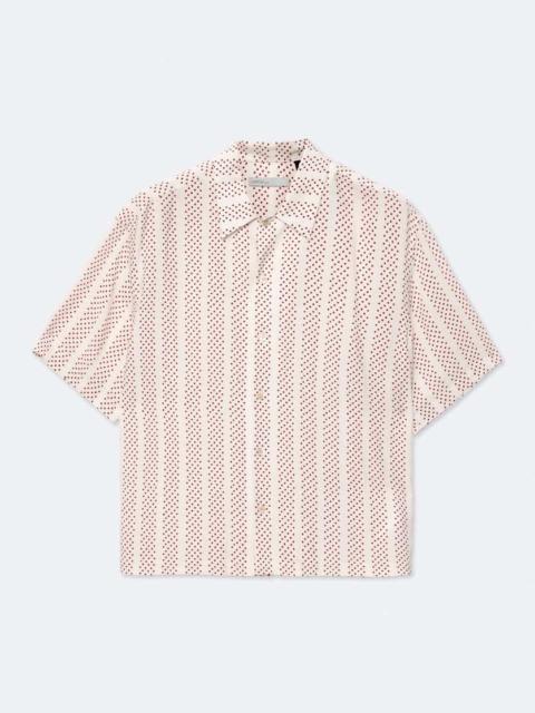 ALLSAINTS QUASAR OVERSIZED VISCOSE POLKADOT SHIRT