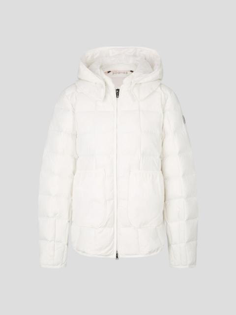 BOGNER Lora Lightweight down jacket in Off-white