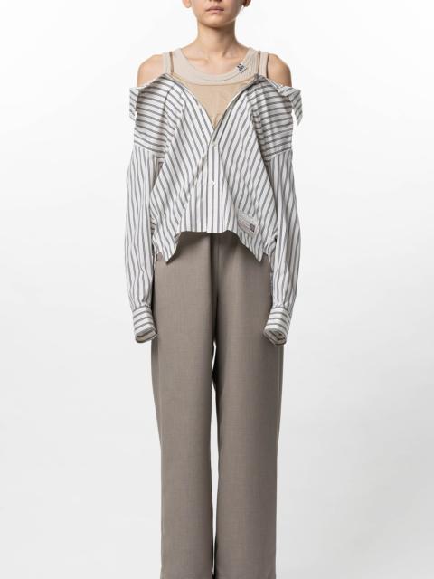 Maison MIHARAYASUHIRO Triple Layered Stripe Shirt