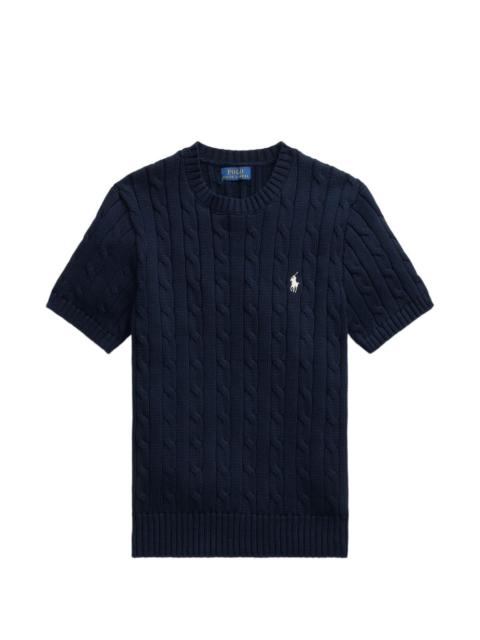Polo Ralph Lauren cable-knit T-shirt