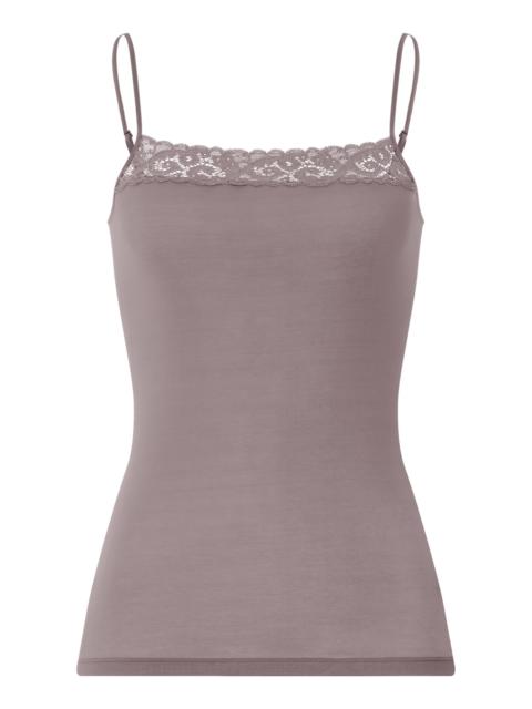 HANRO Moments Lace Trim Cotton Camisole