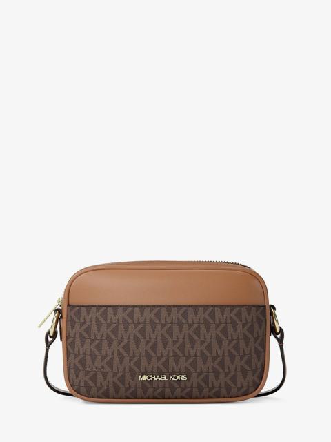 MICHAEL KORS Jet Set Small Signature Logo Camera Crossbody Bag