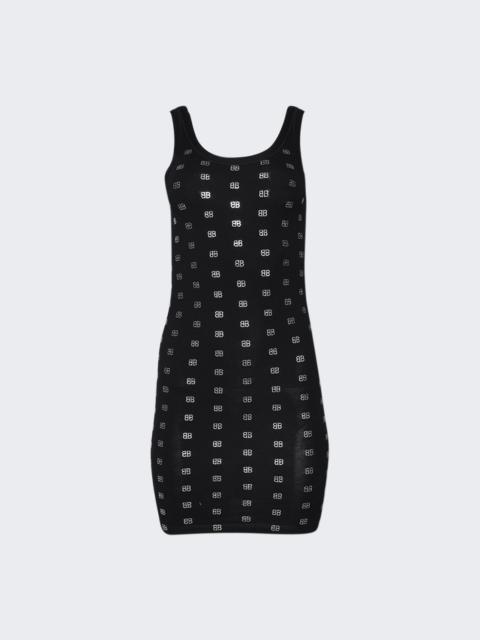 BALENCIAGA Logo Design Tank Top Black