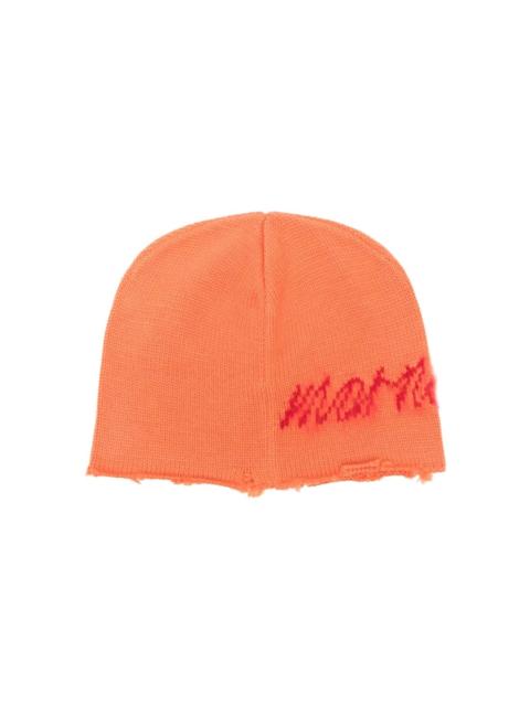 Marni intarsia-logo beanie