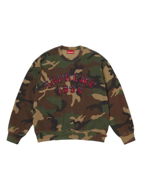 Supreme Supreme SS26 Plaid Arc Crewneck 'Woodland Camo' SUP-SS26-133-CAM