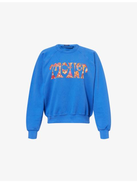 MOTHER The Concert Logo-Print Cotton Sweatshirt