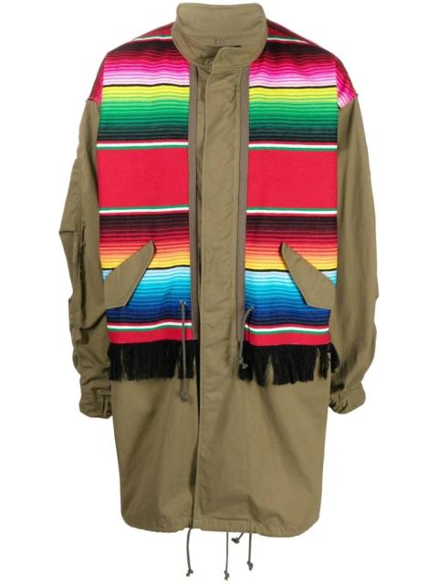 Junya Watanabe MAN panelled midi coat