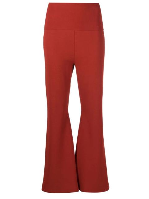 Stella McCartney compact knit flared trousers