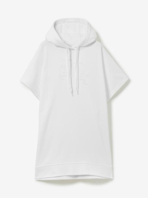 EKD Motif Cotton Jacquard Poncho