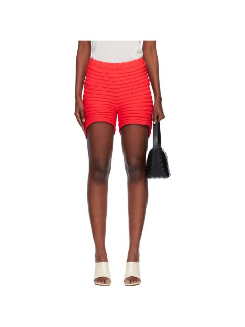 ISSEY MIYAKE Red Knit 'As It Is' Shorts