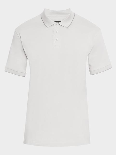 GIORGIO ARMANI Men's Tipped Pique Polo Shirt