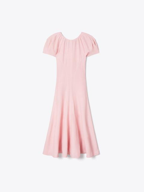TORY BURCH Balloon Sleeve Linen Dress