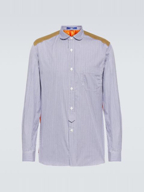 Junya Watanabe MAN Panelled cotton-blend shirt