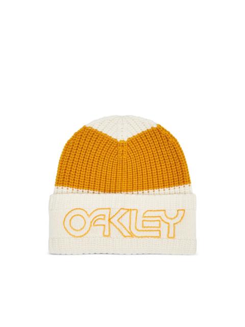 OAKLEY logo-embroidered beanie hat