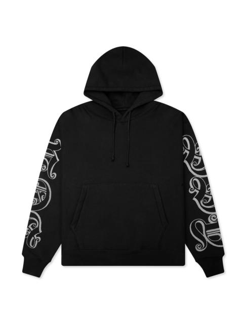 Stüssy MOTIF PRINT HOODIE - BLACK