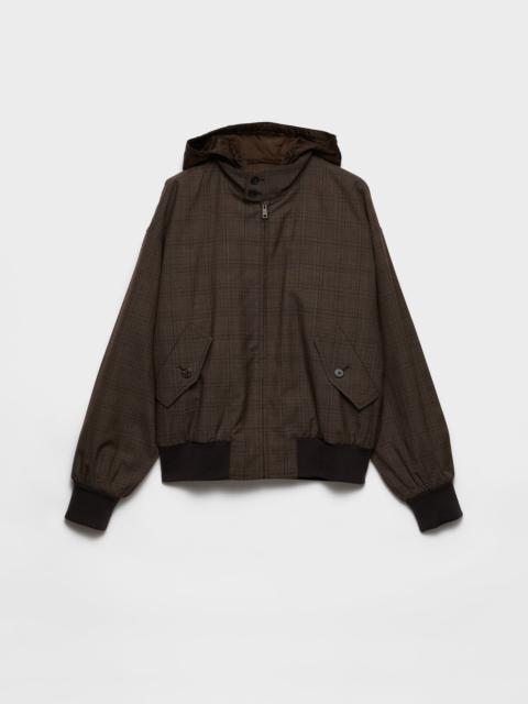 Prada Prince of Wales checked wool jacket