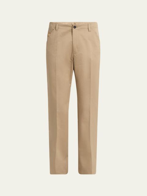 VERSACE Men's Medusa Slim Twill Trousers