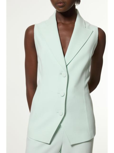 KAREN MILLEN Compact Stretch Essential Tailored Waistcoat Jacket