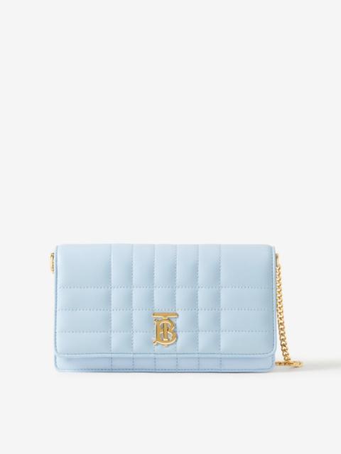 Burberry Quilted Leather Lola Clutch