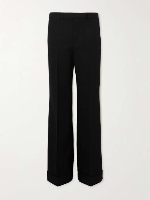 GUCCI Wide-Leg Pleated Twill Trousers